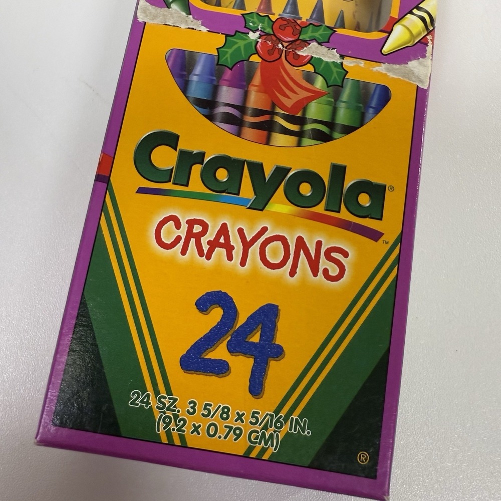 Vtg Crayola‎ Crayons Holiday Pack Christmas Bear Ornament 1996 NIB Collectible - Picture 4 of 10